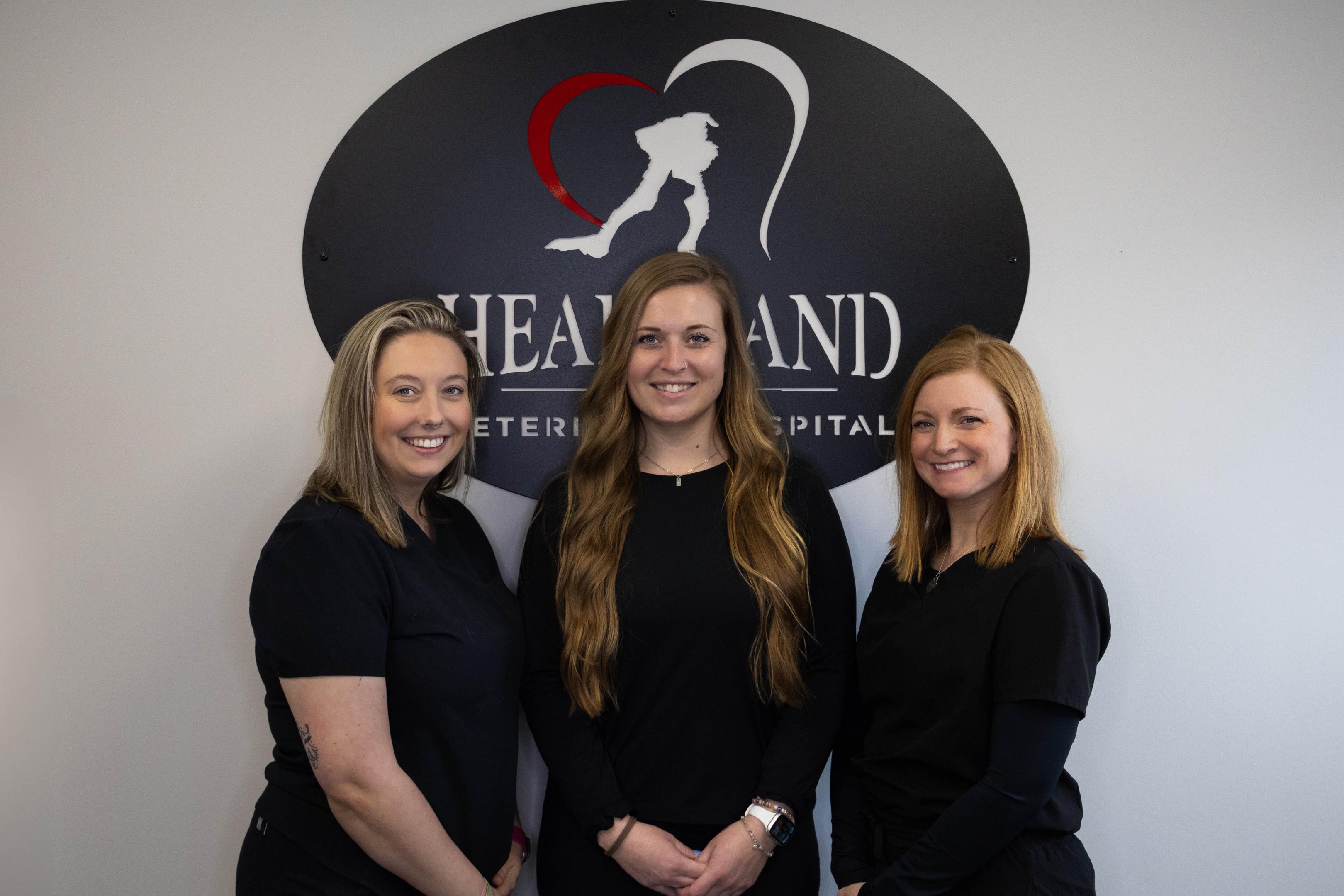 Photo of Heartland's three surgical coordinators